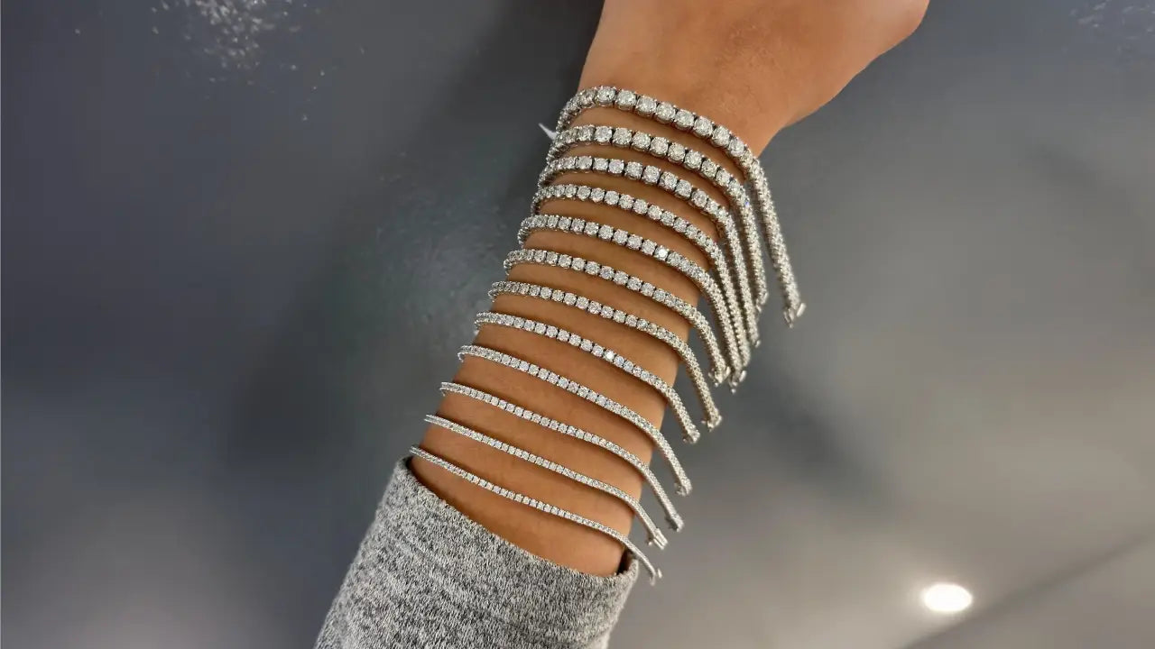 Tennis Bracelet Guide Carat Weight Vs Mm Size Youdiam