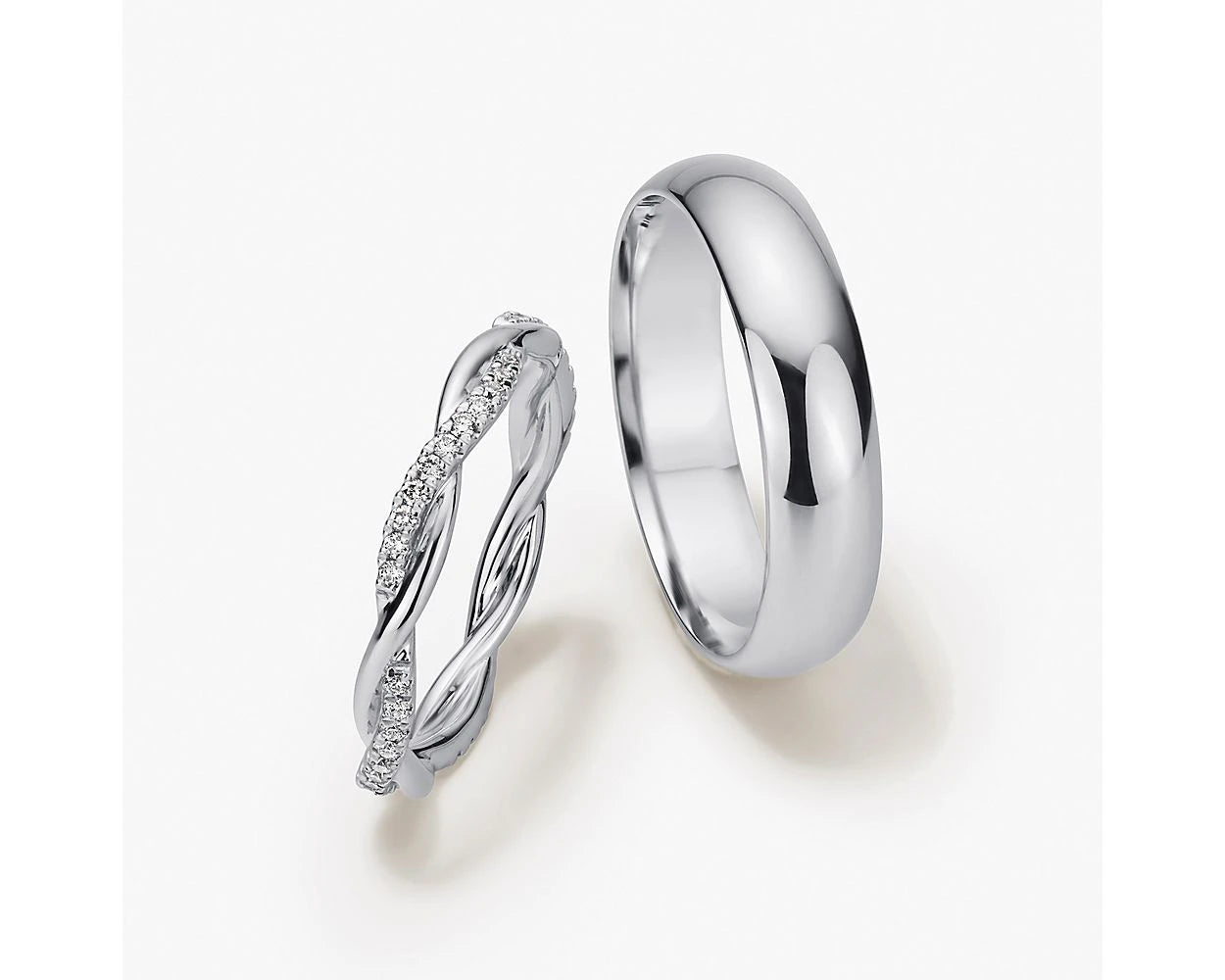 Petite Twist Lab-Grown Diamond Eternity Ring - UDJLR27 - Youdiam