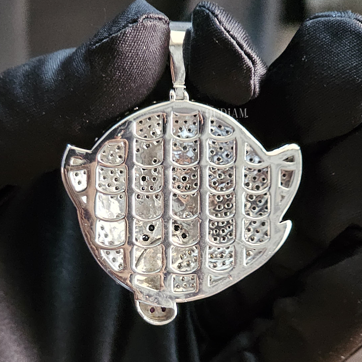 Hip Hop Mario Ghost Boo Pendant