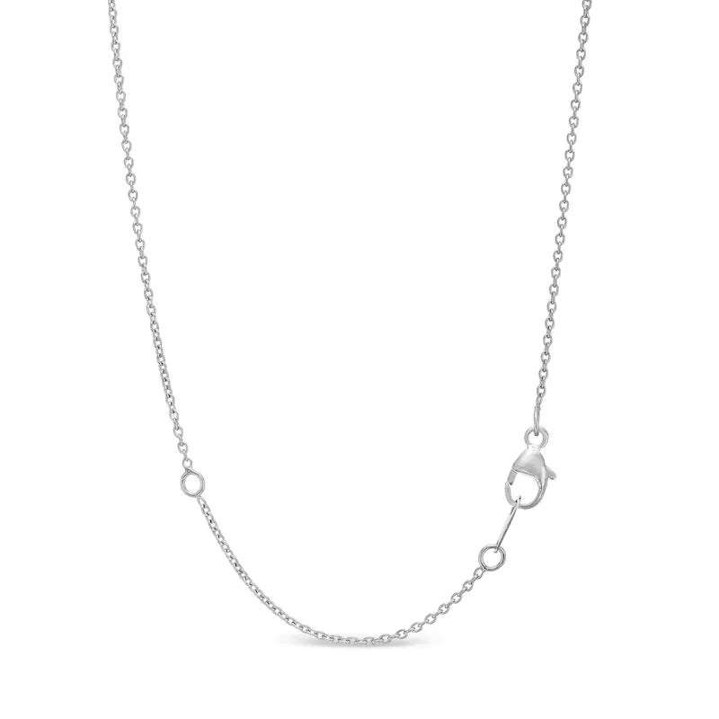 2 CT. Lab-Grown Diamond Line Necklace (18 inch Adjustable Chain Necklace) - UDJNL03 - Youdiam