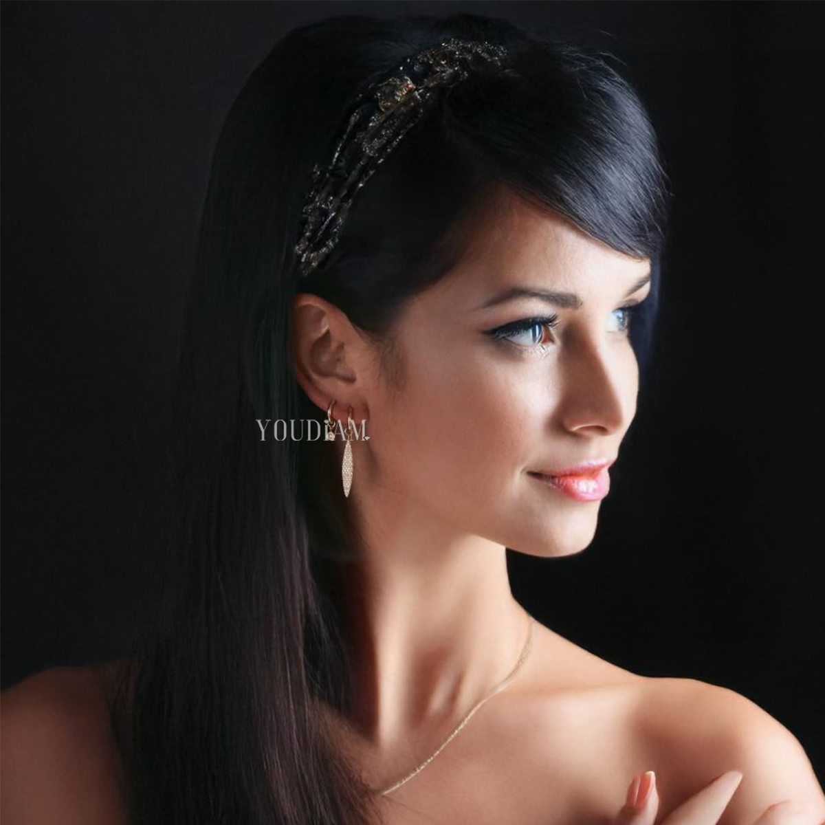 Leaf Shape Pave Lab Diamond Hoops, Leaf Shape Lab Diamonds Earrings - EUDER07