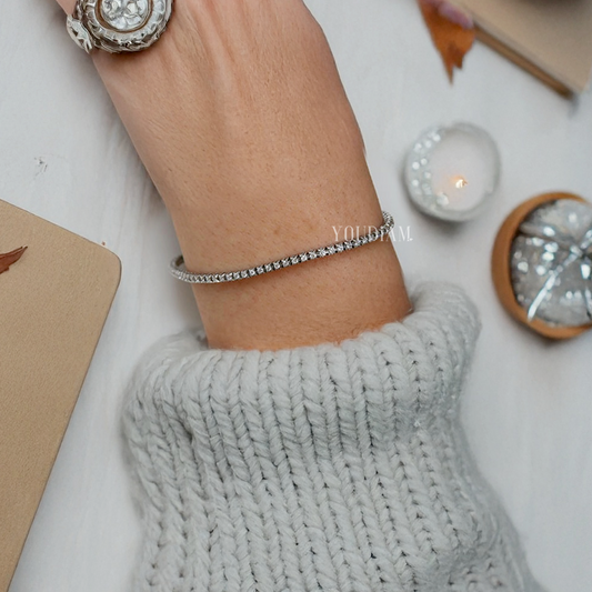 1ctw Round Lab Diamonds Tennis Bracelet - EUDBL06