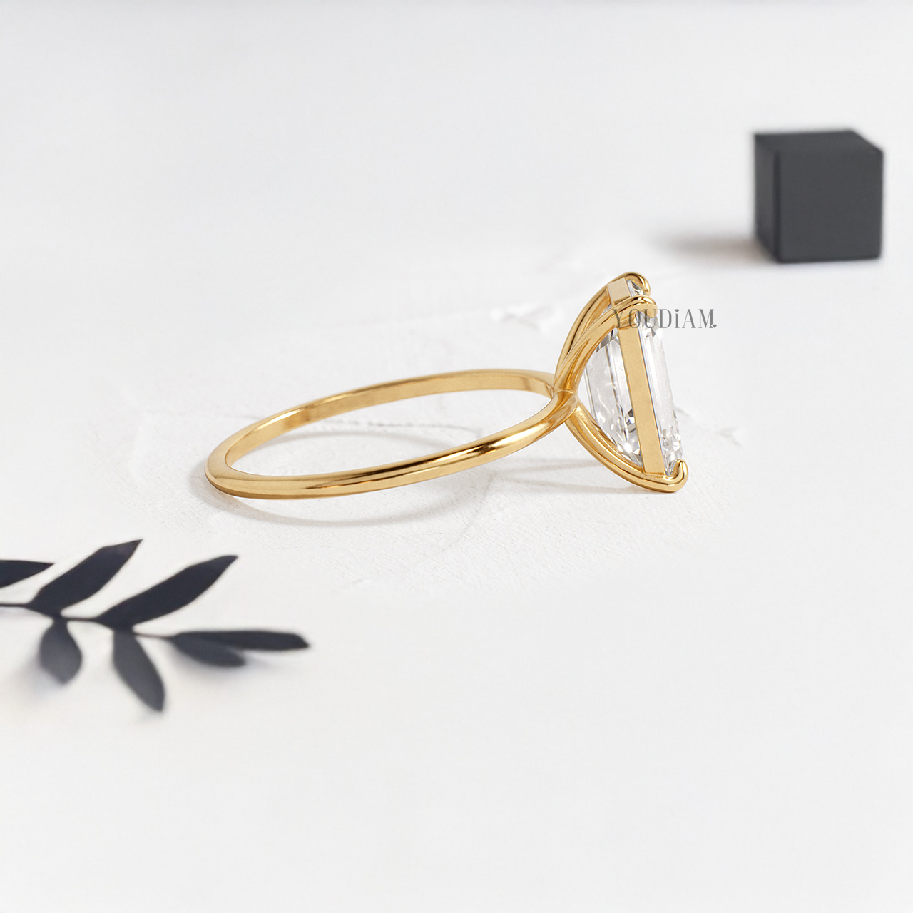 Emerald Lab Diamond Ring - YDJLR28