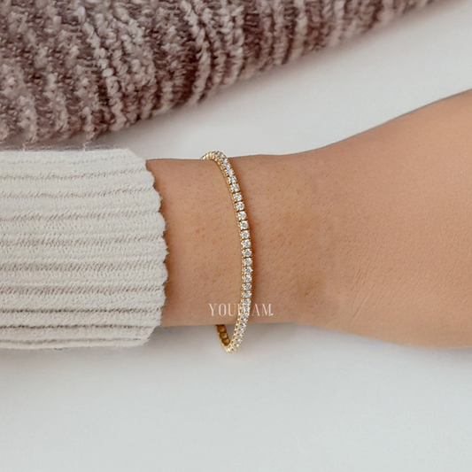 3ctw Round Lab Diamonds Tennis Bracelet - EUDBL08