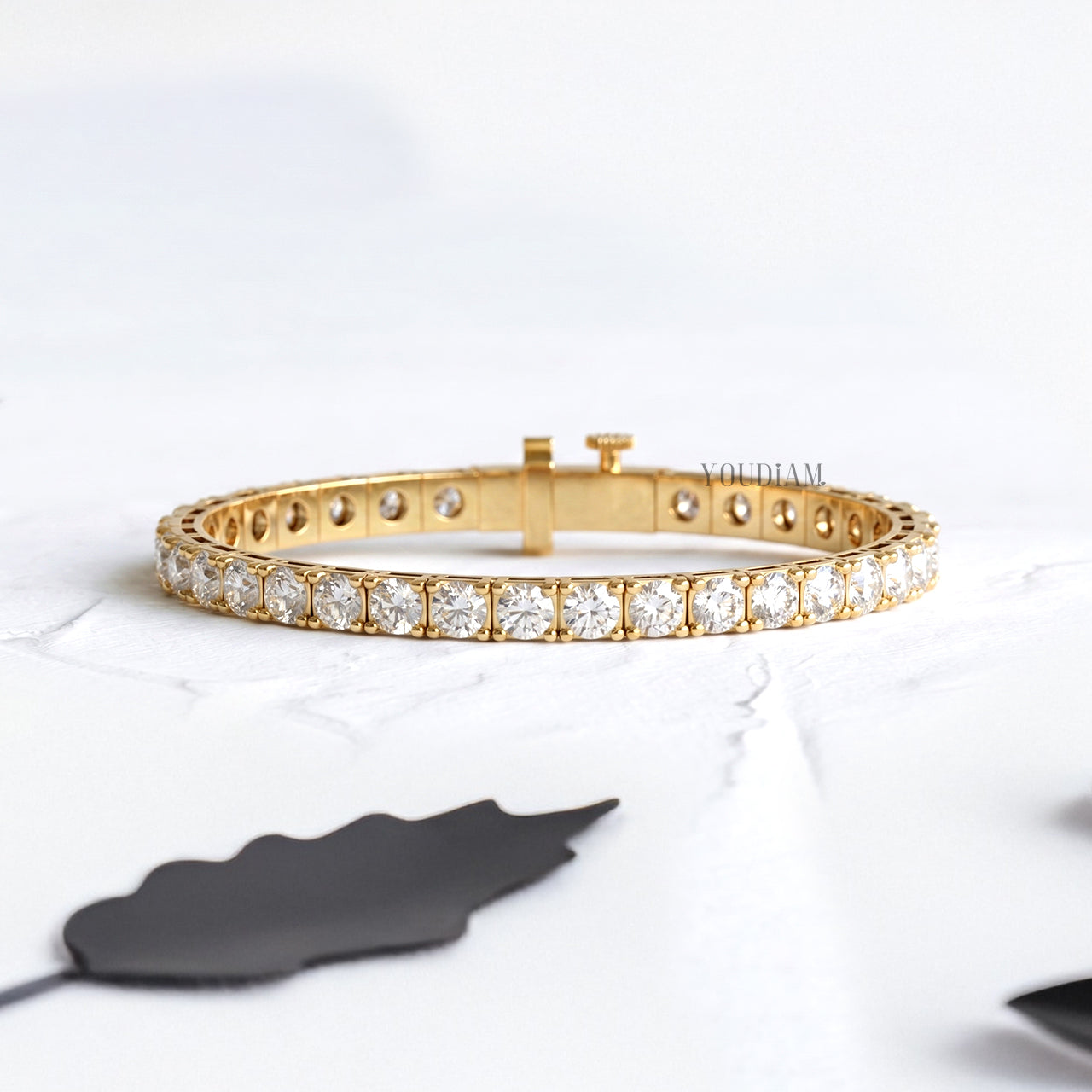 4.30mm Tennis Bracelet with Round Lab Diamonds (D-F, VVS-VS)