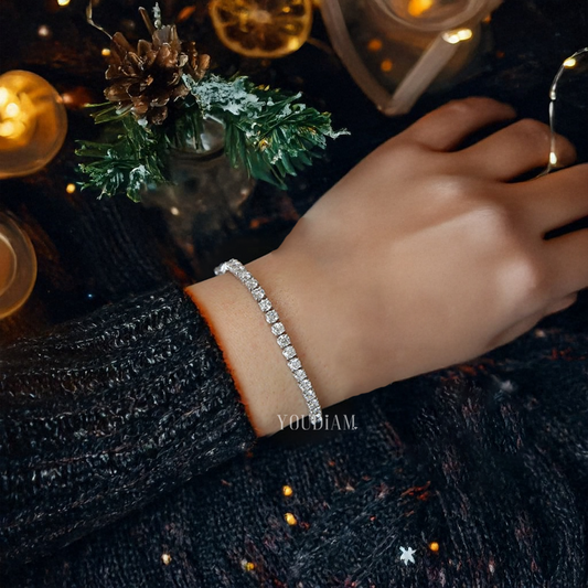 8ctw Round Lab Diamonds Tennis Bracelet - EUDBL13