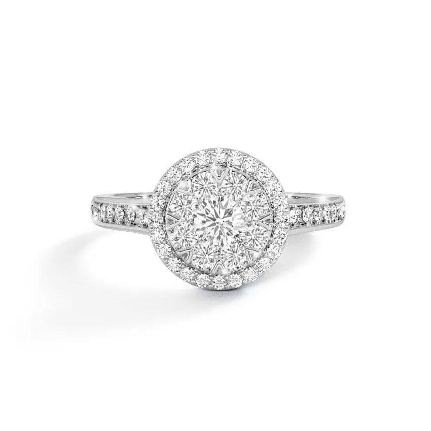 Channel Oval Halo Composite Ring - UDJLR15 - Youdiam