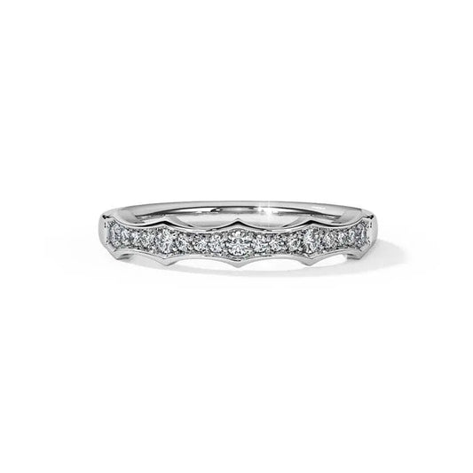 Classic Zig Zag Wedding Ring - UDJLR11 - Youdiam
