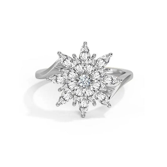 Glint Flora Diamond Ring - UDJLR08 - Youdiam