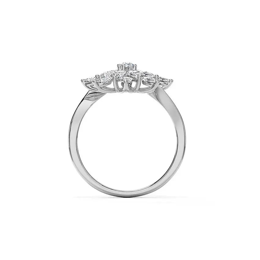 Glint Flora Diamond Ring - UDJLR08 - Youdiam