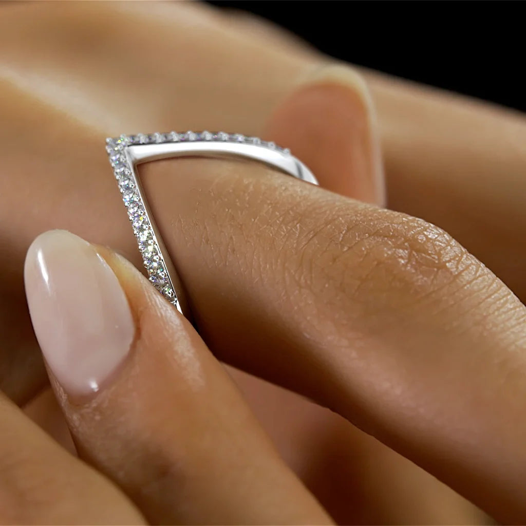 The Aurelia Chevron Ring - UDJLR20 - Youdiam