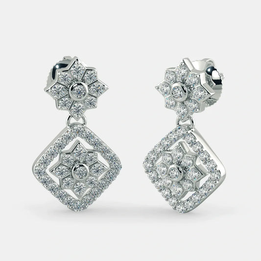 The Solene Diamond Earrings - UDJER10 - Youdiam