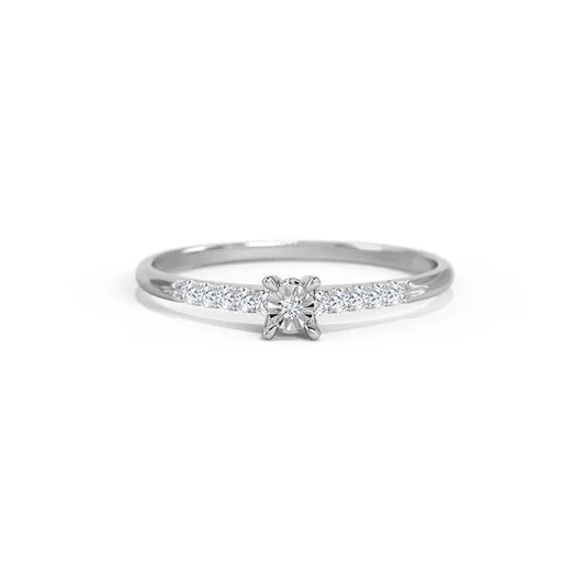 Youdiam Solo Miracle Plate Diamond Ring - UDJLR10 - Youdiam