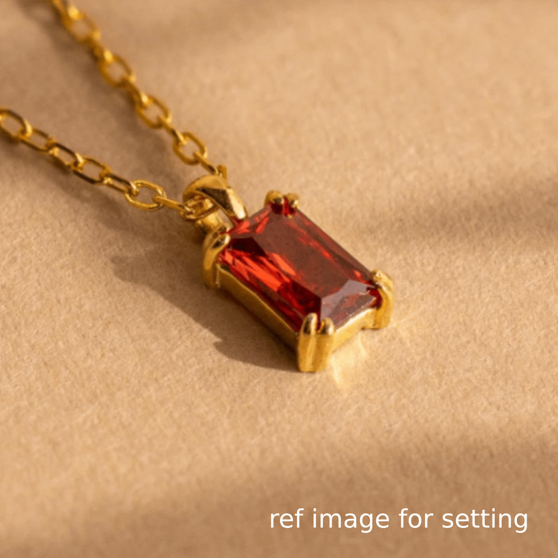 Custom Made Jewelry - Blue Topaz Pendant