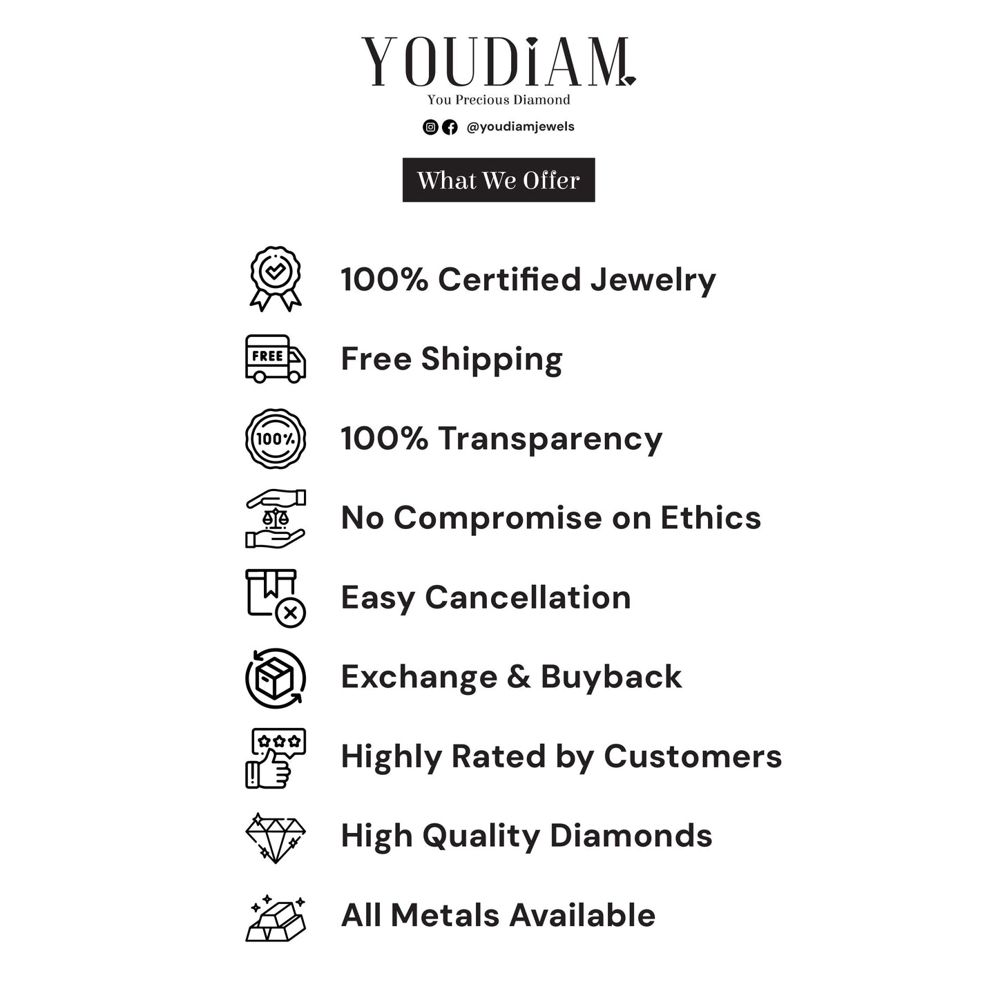 Gap Band and Curved Band with Mix Cut Lab Diamonds - EUDJLR62