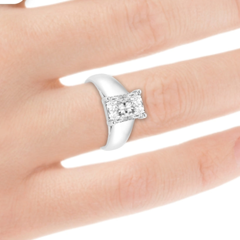Custom Made Jewelry - Widen Shank Ring