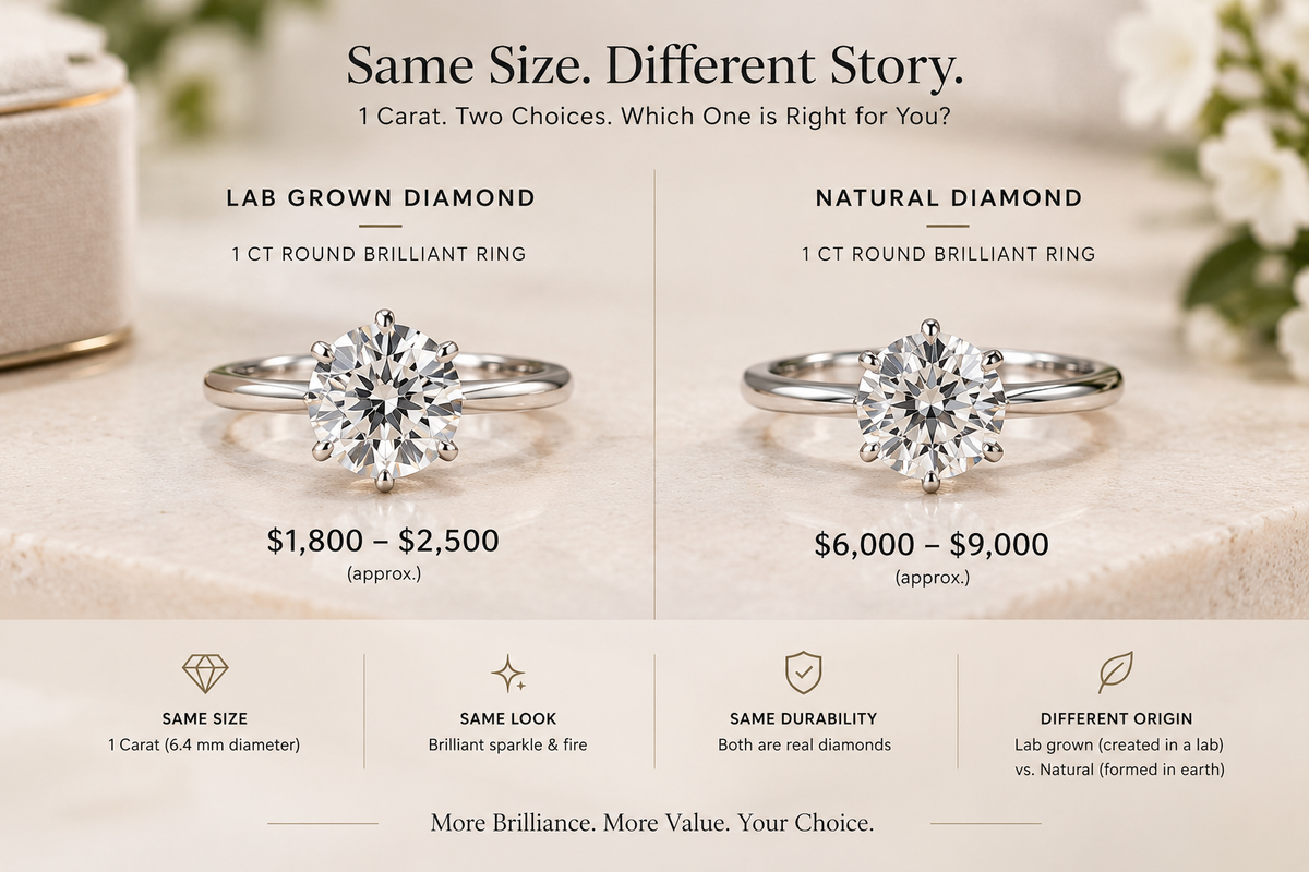 Lab Grown Diamonds vs Natural Diamonds: Which Should You Buy in 2026?