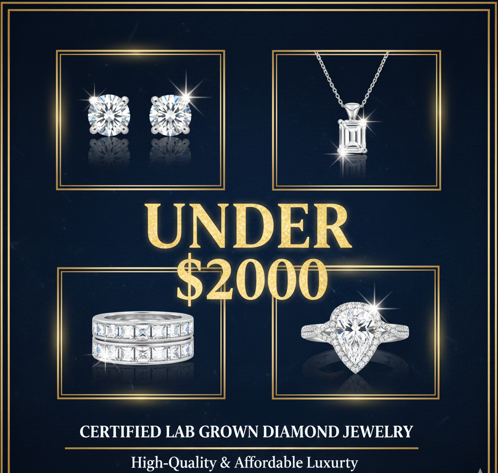 The Smart Guide to Finding Certified Lab Grown Diamonds Under $2000 (2026 Edition)
