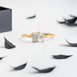 Toi Et Moi with Emerald and Marquise Diamonds Ring - YDJLR64