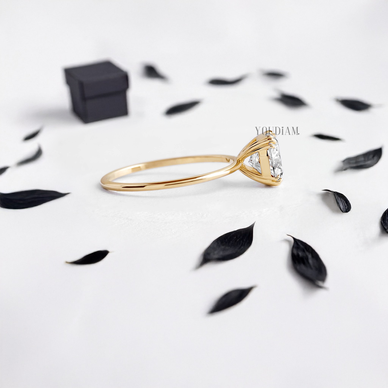 Cushion Lab Diamond with Trio-Prongs Ring - YDJLR24