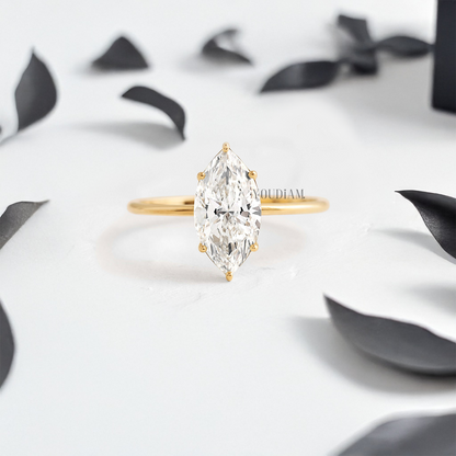 Marquise Lab Diamond Ring - YDJLR40