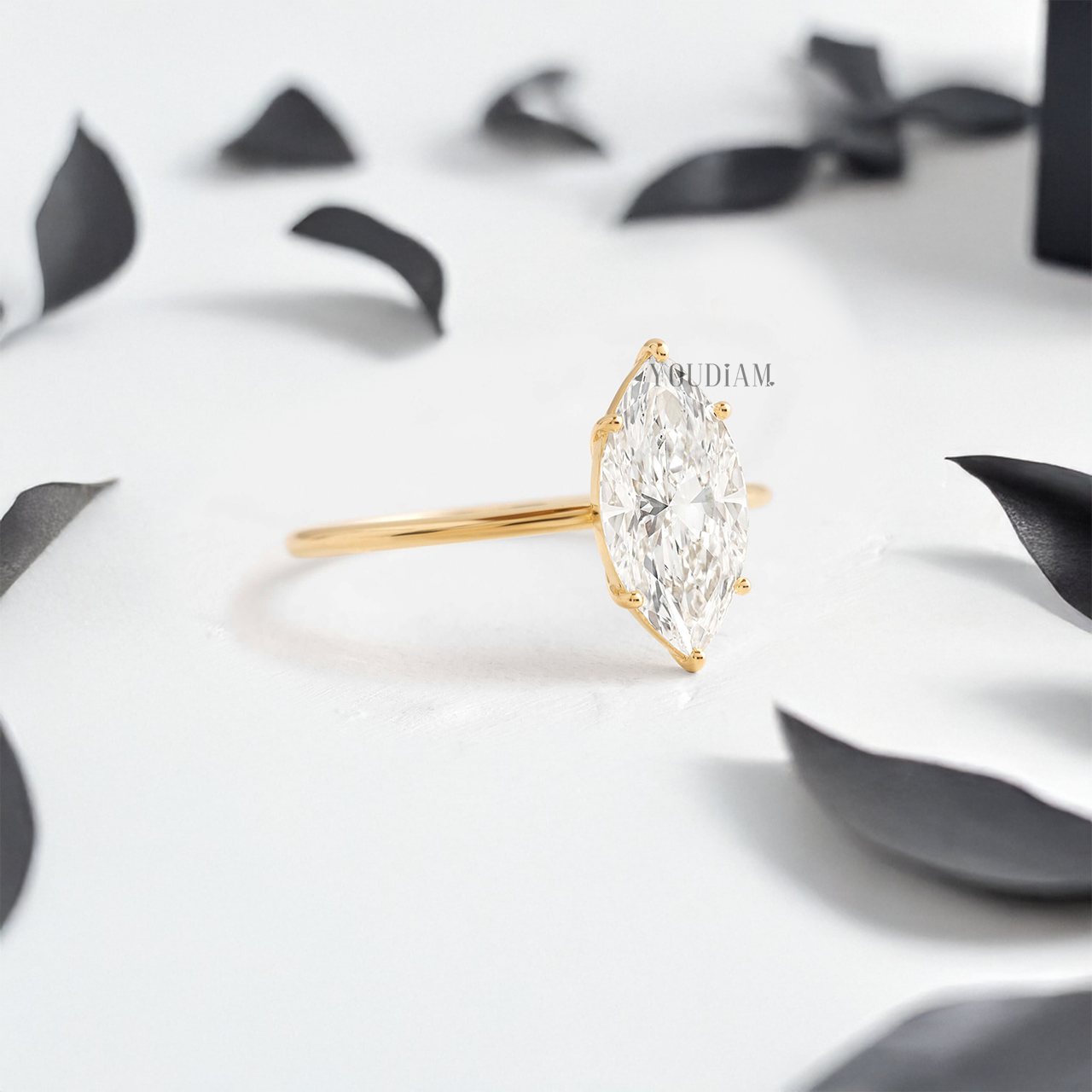 Marquise Lab Diamond Ring - YDJLR40