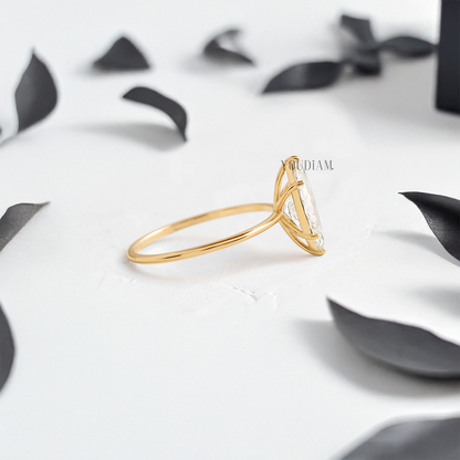 Marquise Lab Diamond Ring - YDJLR40