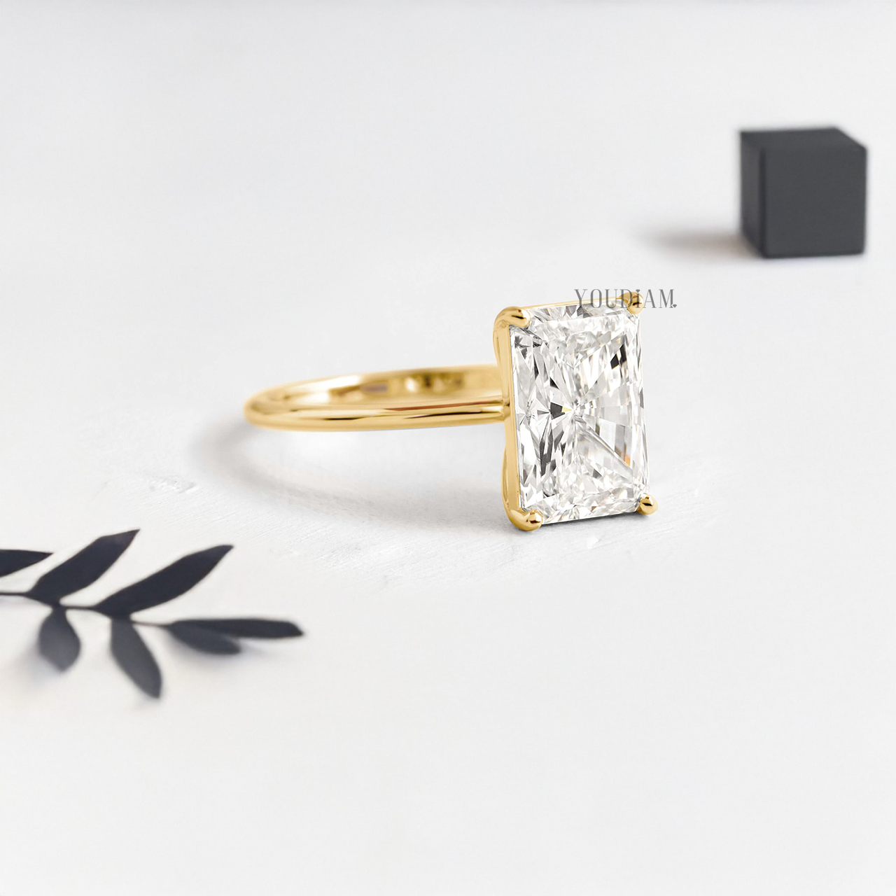 Radiant Lab Diamond Ring - YDJLR43