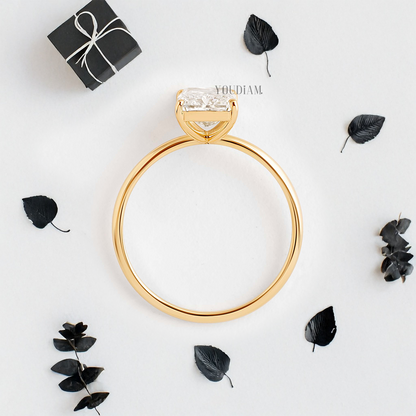 Radiant Lab Diamond Ring - YDJLR43