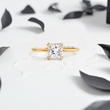 Radiant Lab Diamond in Four Double-Prongs Ring - YDJLR93
