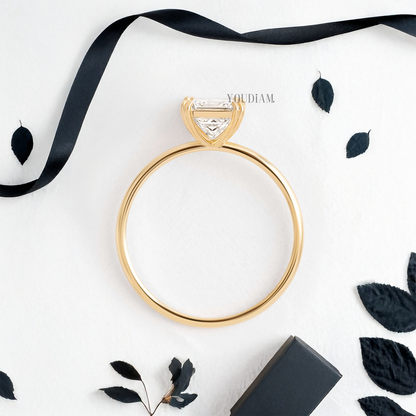 Radiant Lab Diamond in Four Double-Prongs Ring - YDJLR93