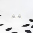 Round Cut Lab Diamonds Stud Earrings (1 to 4ctw) in Solid Gold
