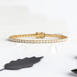 2.50mm Tennis Bracelet with Round Lab Diamonds (D-F, VVS-VS)