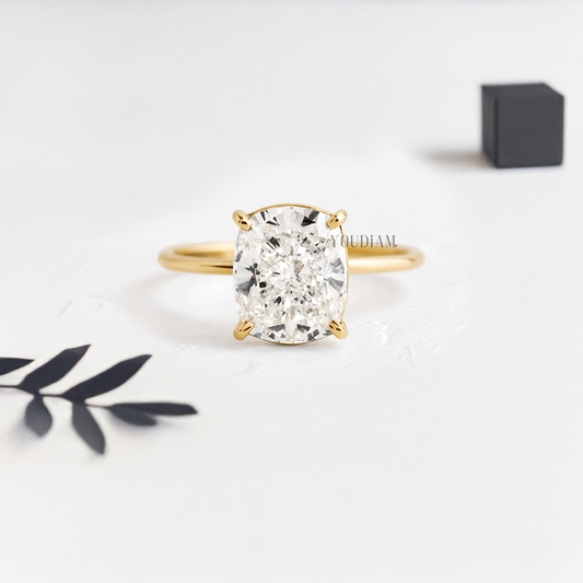 Cushion Lab Diamond Ring - YDJLR34