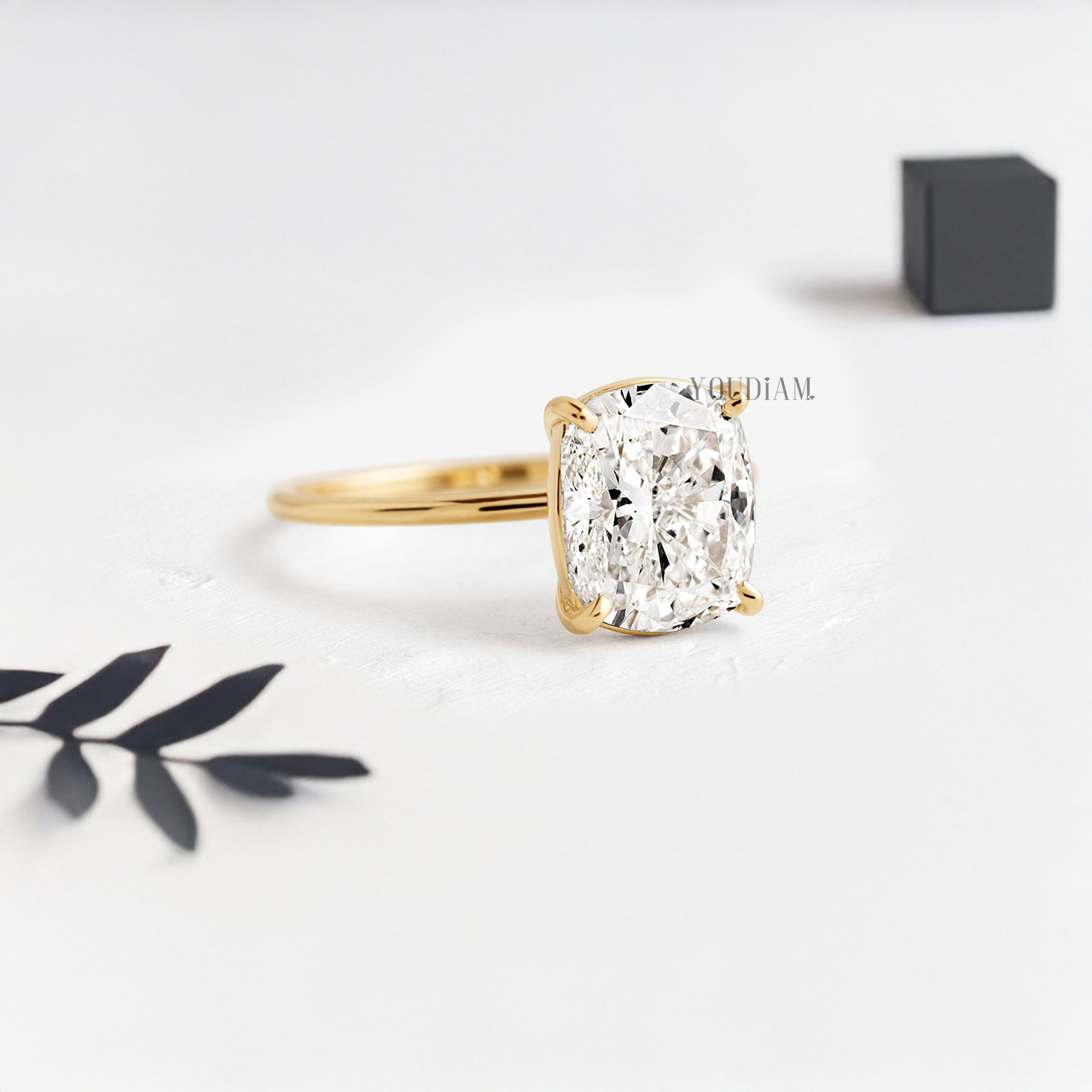 Cushion Lab Diamond Ring - YDJLR34
