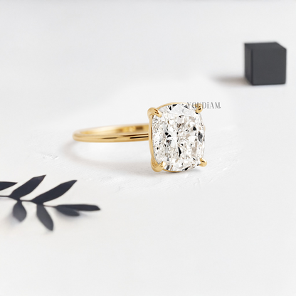 Cushion Lab Diamond Ring - YDJLR34