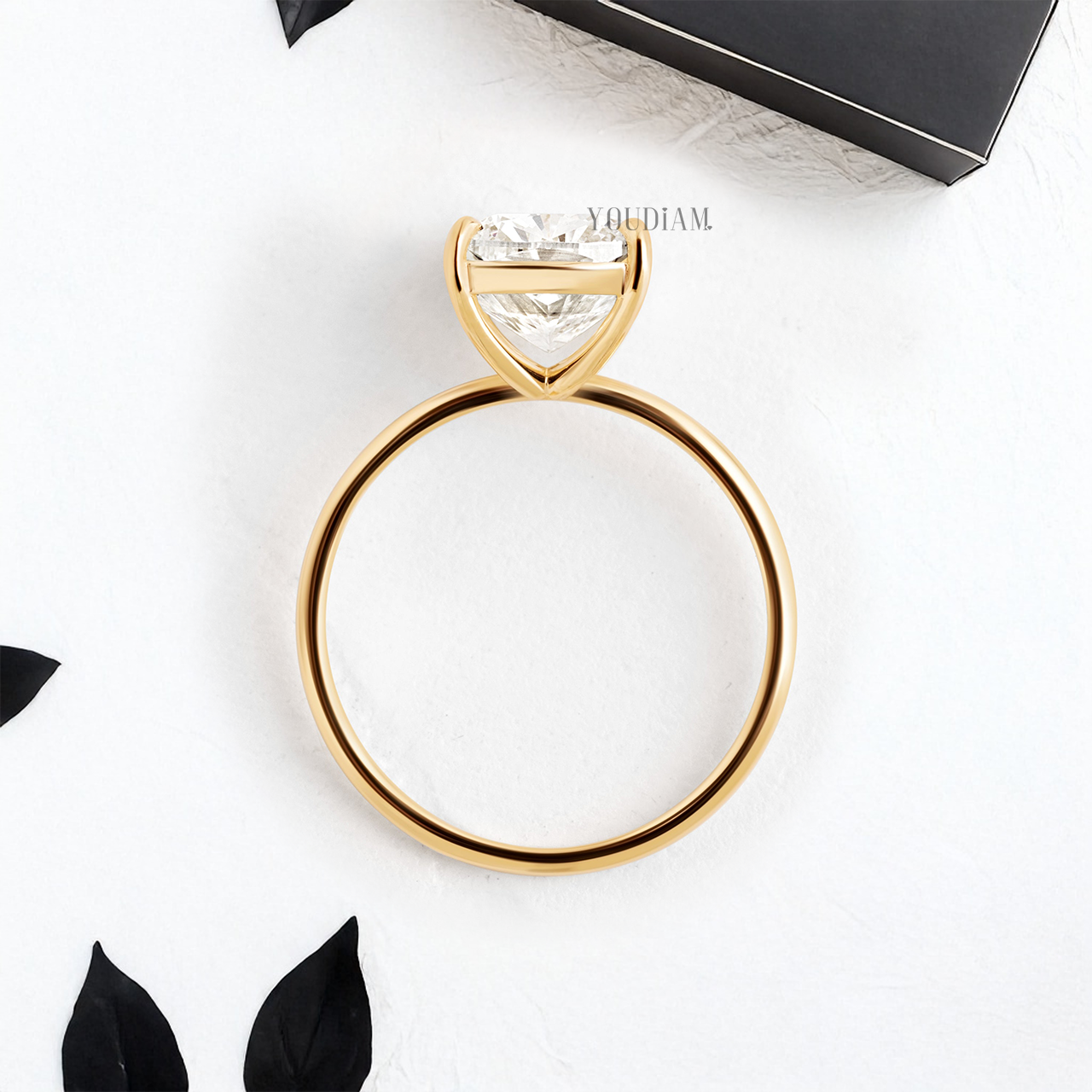 Cushion Lab Diamond Ring - YDJLR34