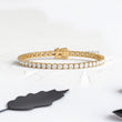 3.30mm Tennis Bracelet with Round Lab Diamonds (D-F, VVS-VS)