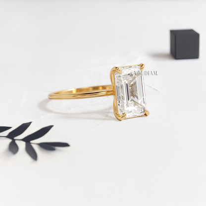 Emerald Lab Diamond Ring - YDJLR28