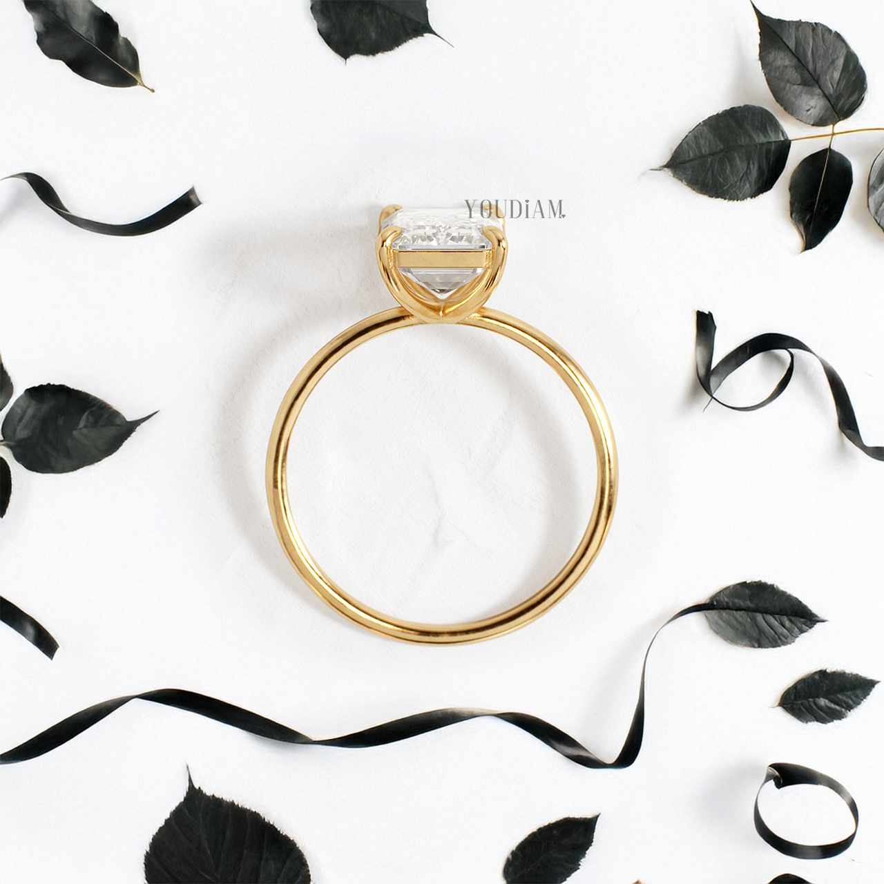 Emerald Lab Diamond Ring - YDJLR28