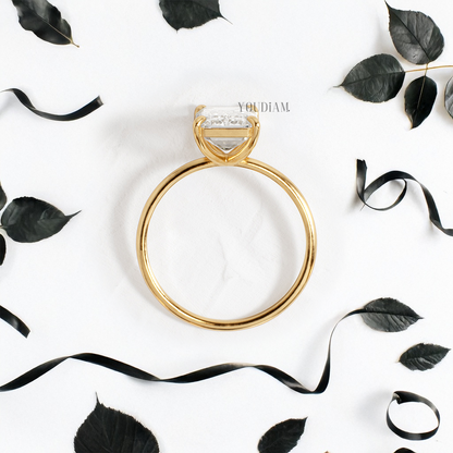 Emerald Lab Diamond Ring - YDJLR28