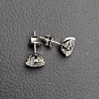 5ct Each Lab Diamond Studs Earrings - EUDER01B