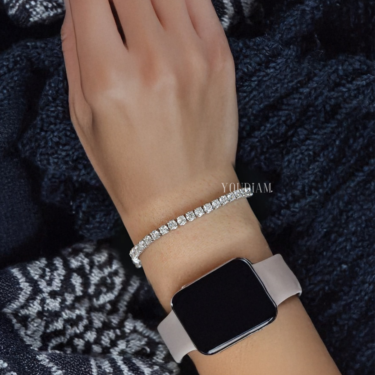 8ctw Round Lab Diamonds Tennis Bracelet - EUDBL13