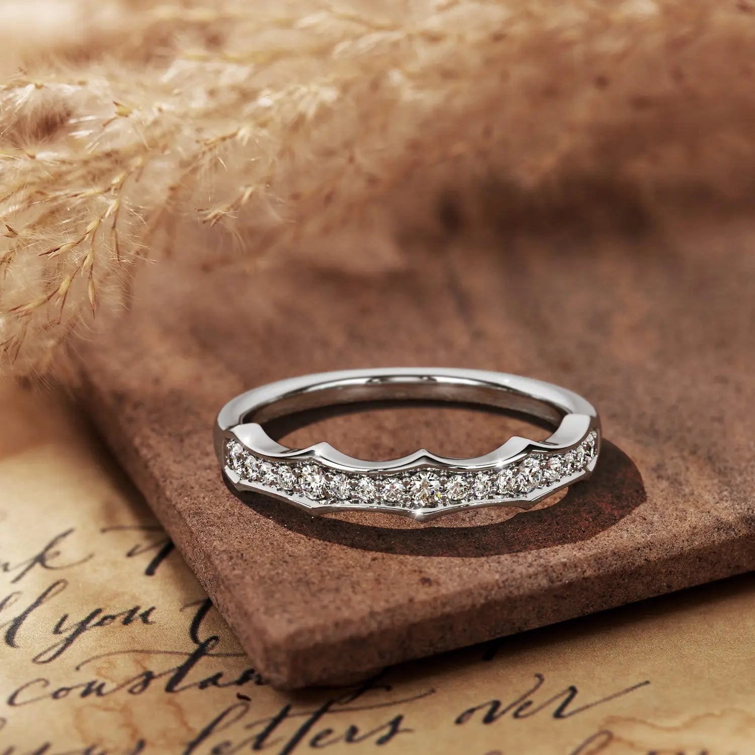 Classic Zig Zag Wedding Ring - UDJLR11 - Youdiam