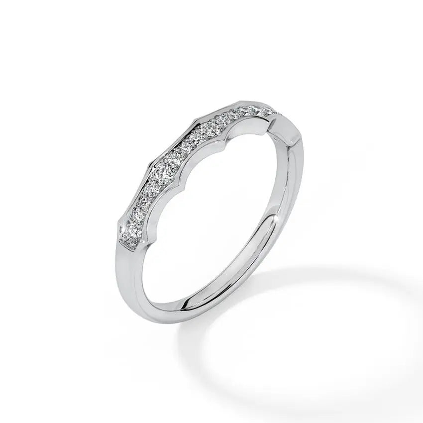 Classic Zig Zag Wedding Ring - UDJLR11 - Youdiam