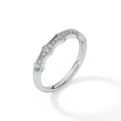 Classic Zig Zag Wedding Ring - UDJLR11 - Youdiam