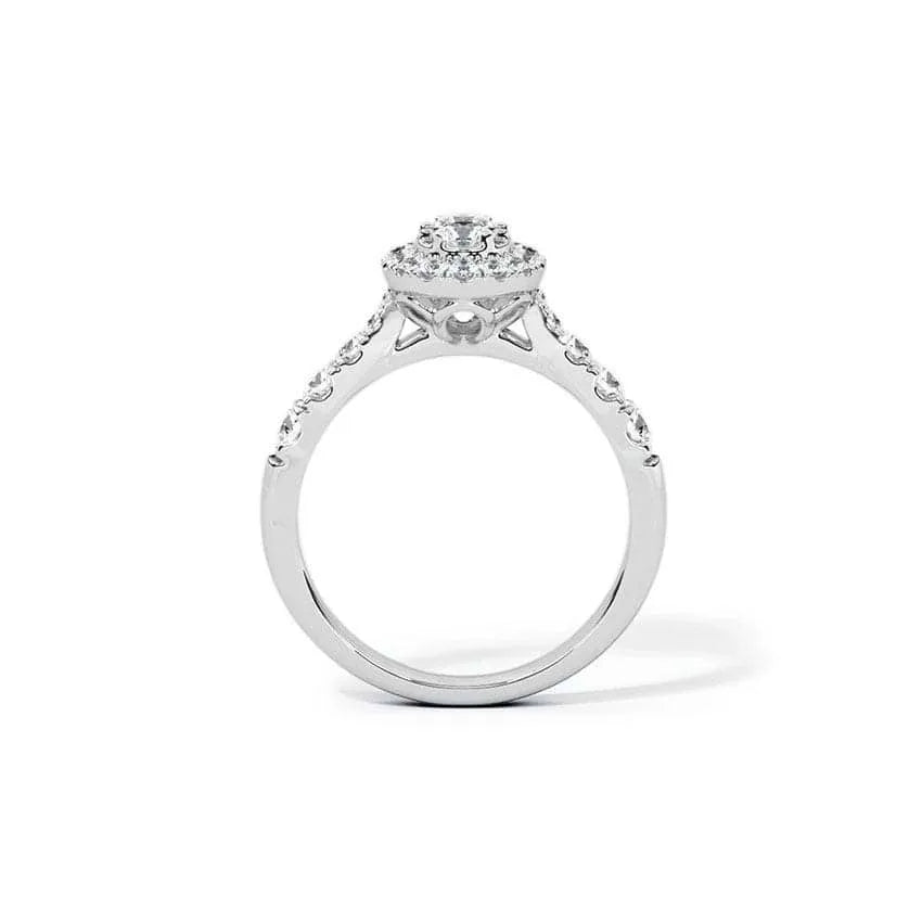 Riva Oval Diamond Ring - UDJLR01 - Youdiam