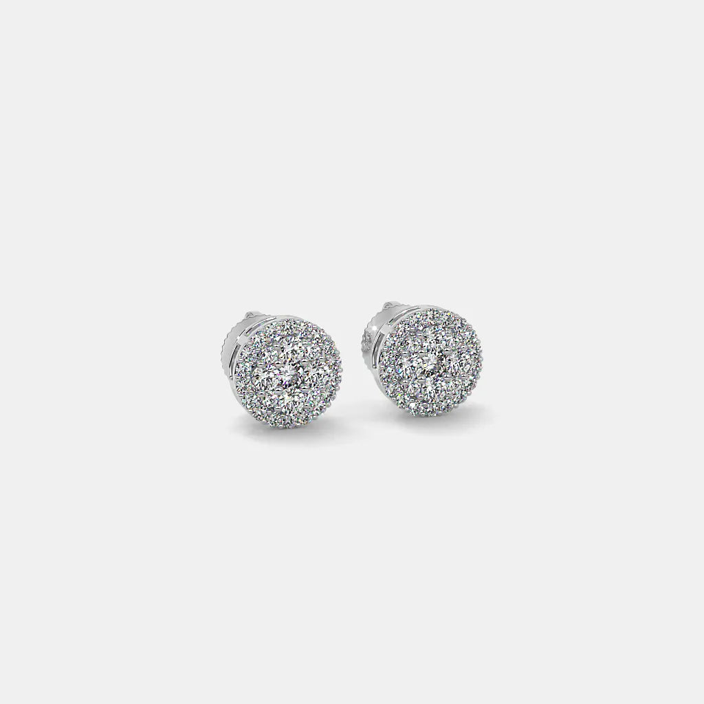 The Estelle Diamond Studs - UDJER07 - Youdiam