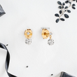 Tiny Drop Studs in Lab Diamonds - YDJLE05