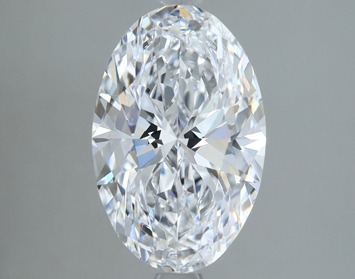 3 CT Oval Cut D-VVS1 Natural Diamond with GIA Certificate